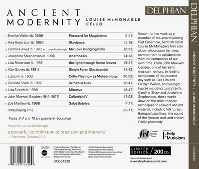 Louise McMonagle: Ancient Modernity CD Delphian Records